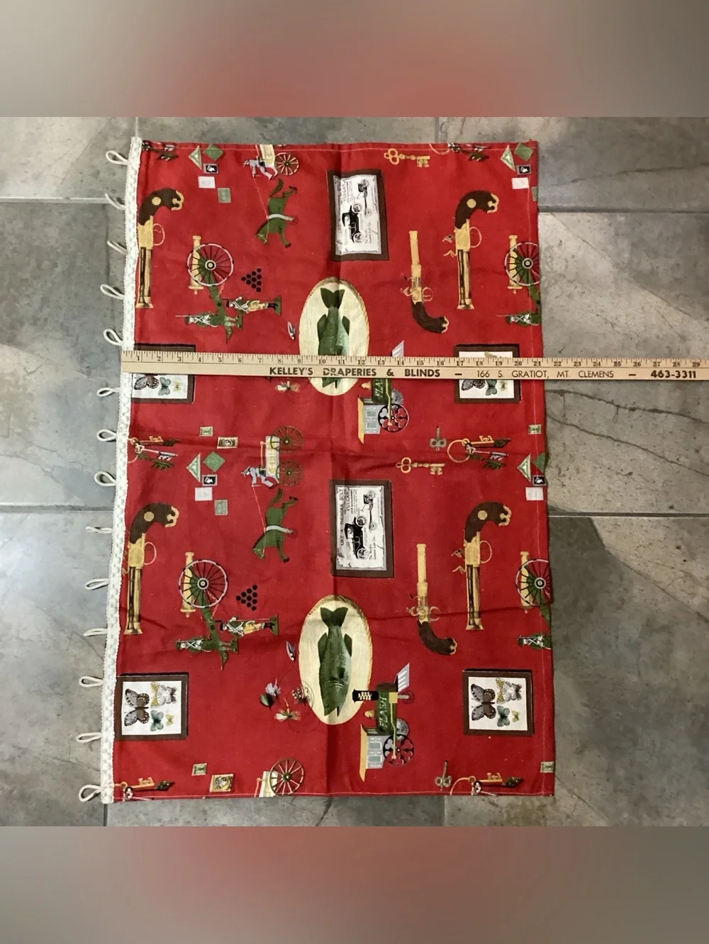 Vintage Retro Handmade Cafe Curtains